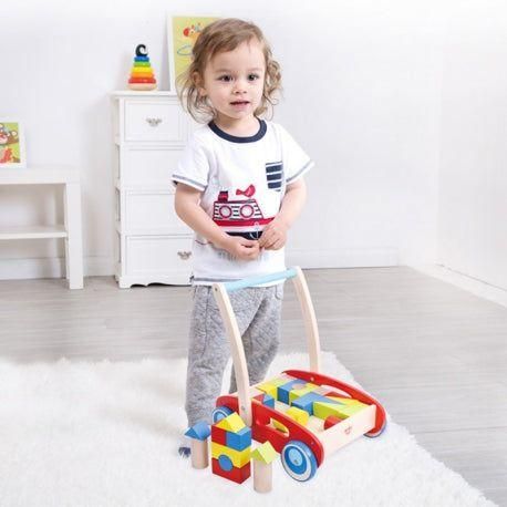 Tooky Toy Walker Duwspeeltje met blokken