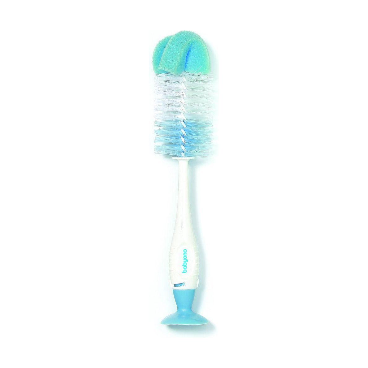 Sky Blue Babyono Bottle Brush With Suction - 4 Colours