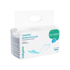 Medium Sea Green Babyono Postpartum Absorbent Pads - 10 pcs