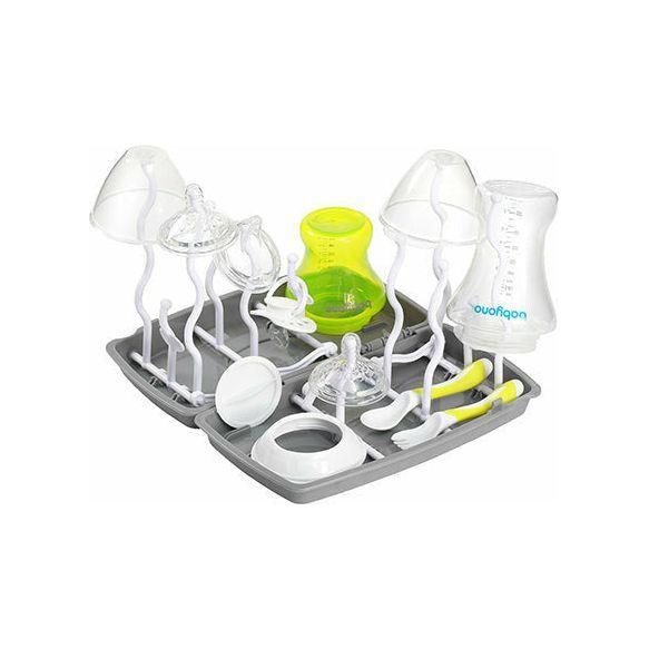 Light Gray Babyono Bottle Drying Rack - 2 Colours