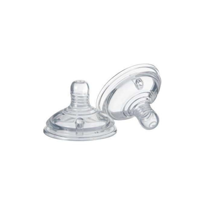 Light Gray Tommee Tippee Closer to Nature Teat 2 Pack - 4 Sizes