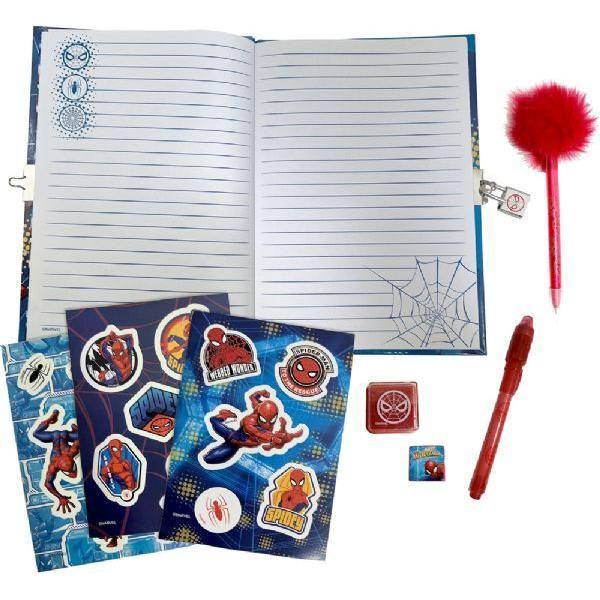 Licentie Spiderman Briefpapier Set met Geheime Inkt