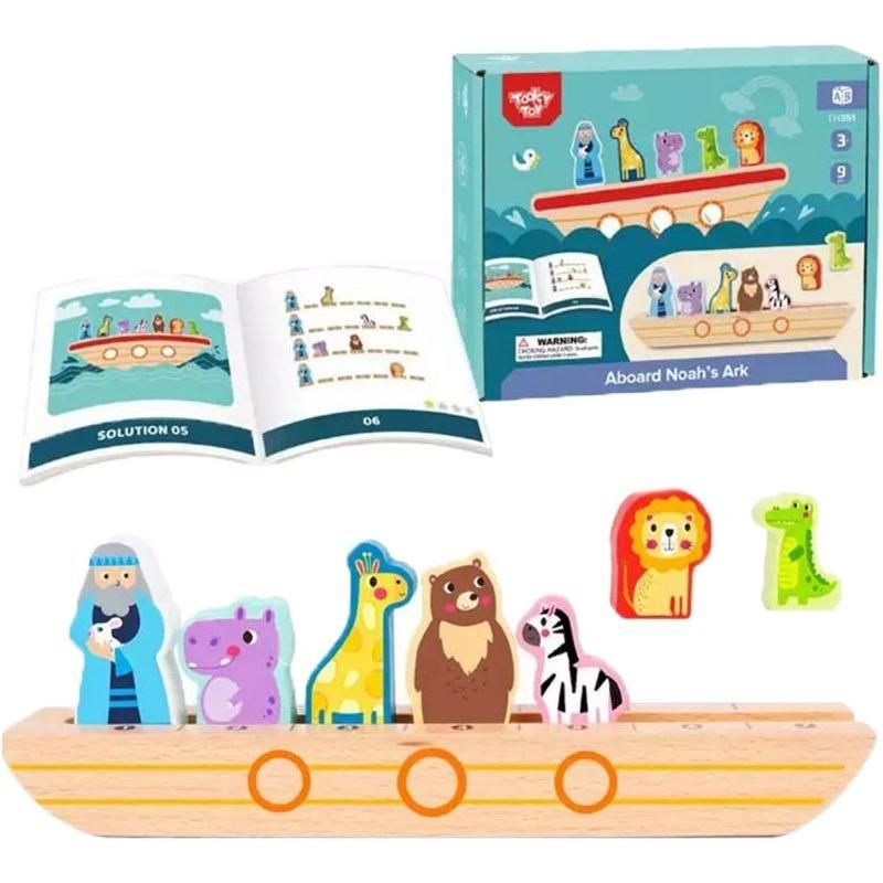 Tooky Toy Houten Ark van Noach + Raadselboek