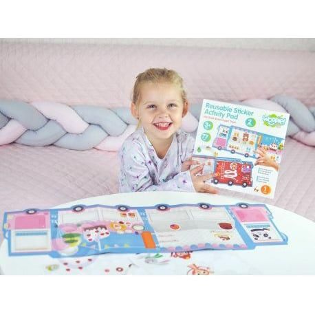 Light Gray Woopie Art&Fun Reusable Sticker Activity Pad