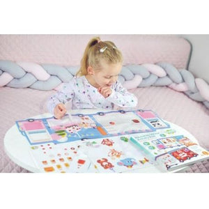 Light Gray Woopie Art&Fun Reusable Sticker Activity Pad