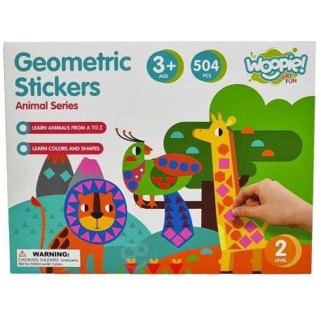 Light Gray Woopie Art&Fun Geometric Stickers