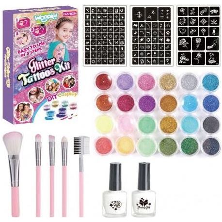 Kit de tatouage à paillettes Woopie XL